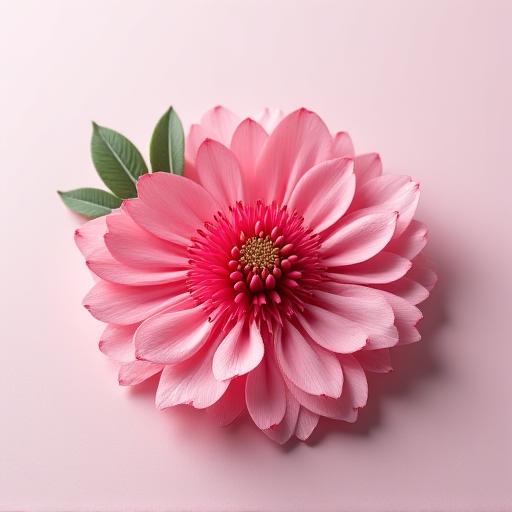 鮮やかなピンク色が美しい桜のかんざし、伝統的なつまみ細工の技術を用いて作られています。